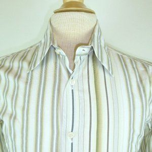 Gianfranco Ferre Italy cotton button up shirt 15.5 M